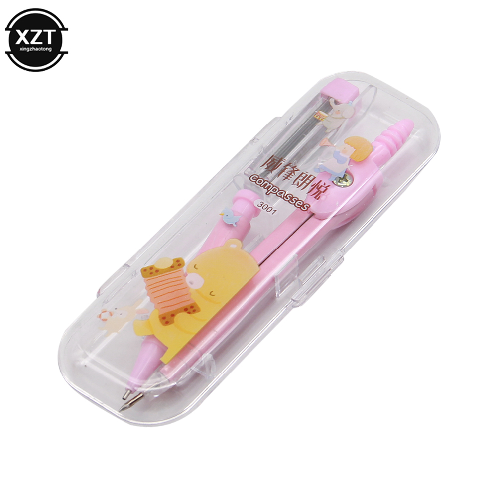 Math Geometry Set With Compass - Trường La Bàn Dễ Thương Cô