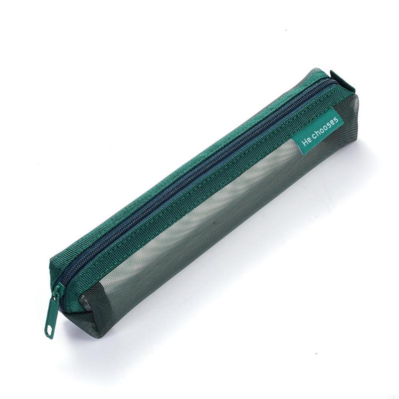 Clear Mesh Pencil Pouch For Exam - CORA Trong Suốt Lưới Đựng Xem