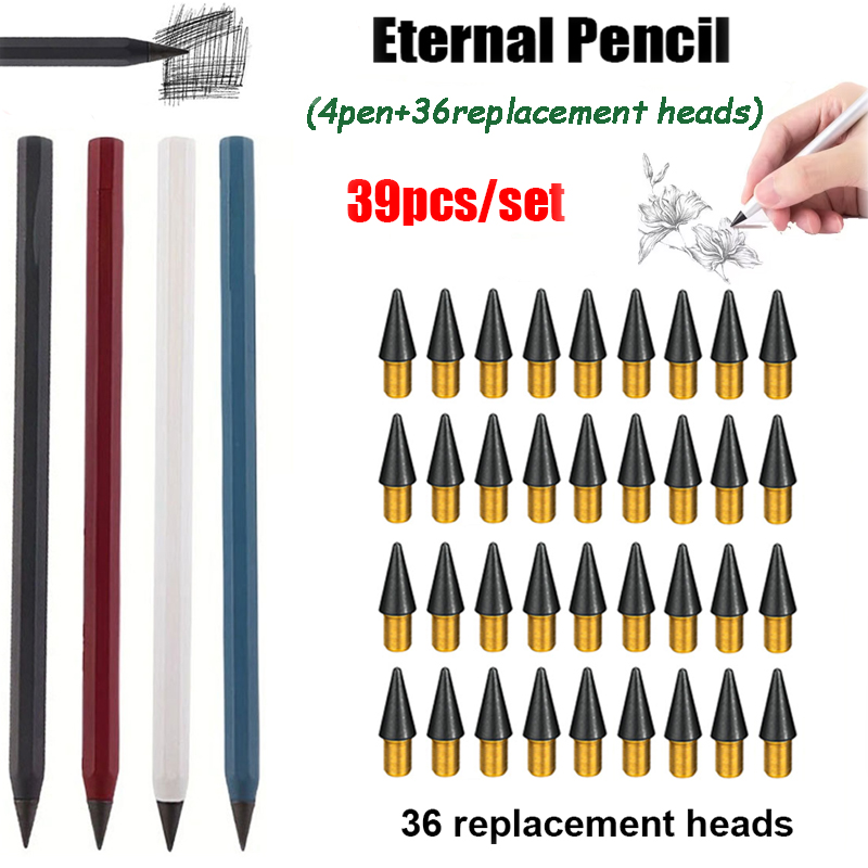39pcs/set Creative Metal Penci - đánh giá và giá Writing Tools