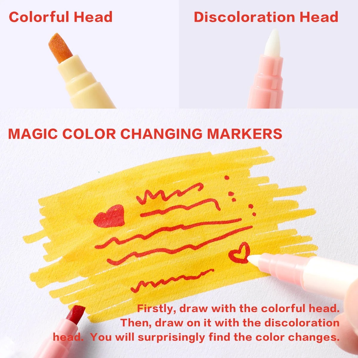 12pcs Double-ended Magic Color - đánh giá và giá Pastel Highlighter Set Double Ended
