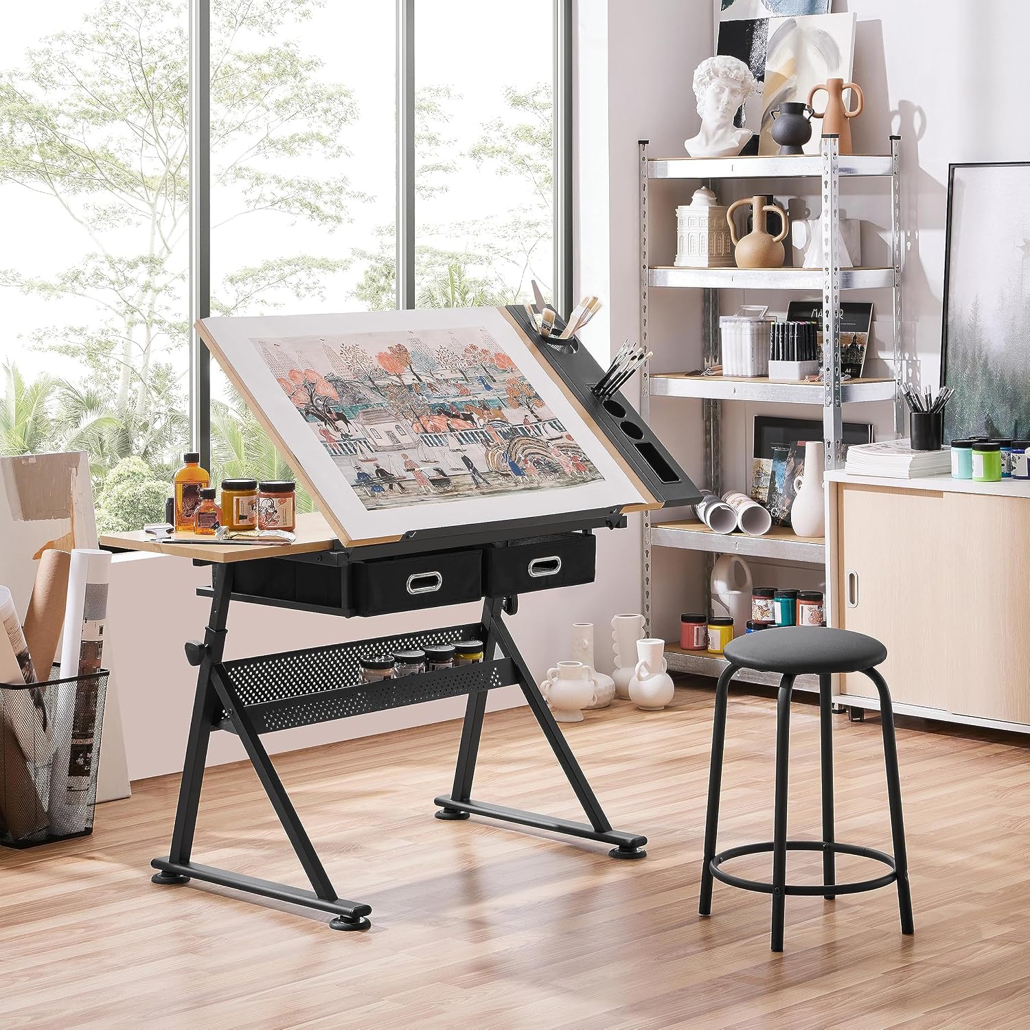 Adjustable Drafting Table Art  - đánh giá và giá Office Furniture