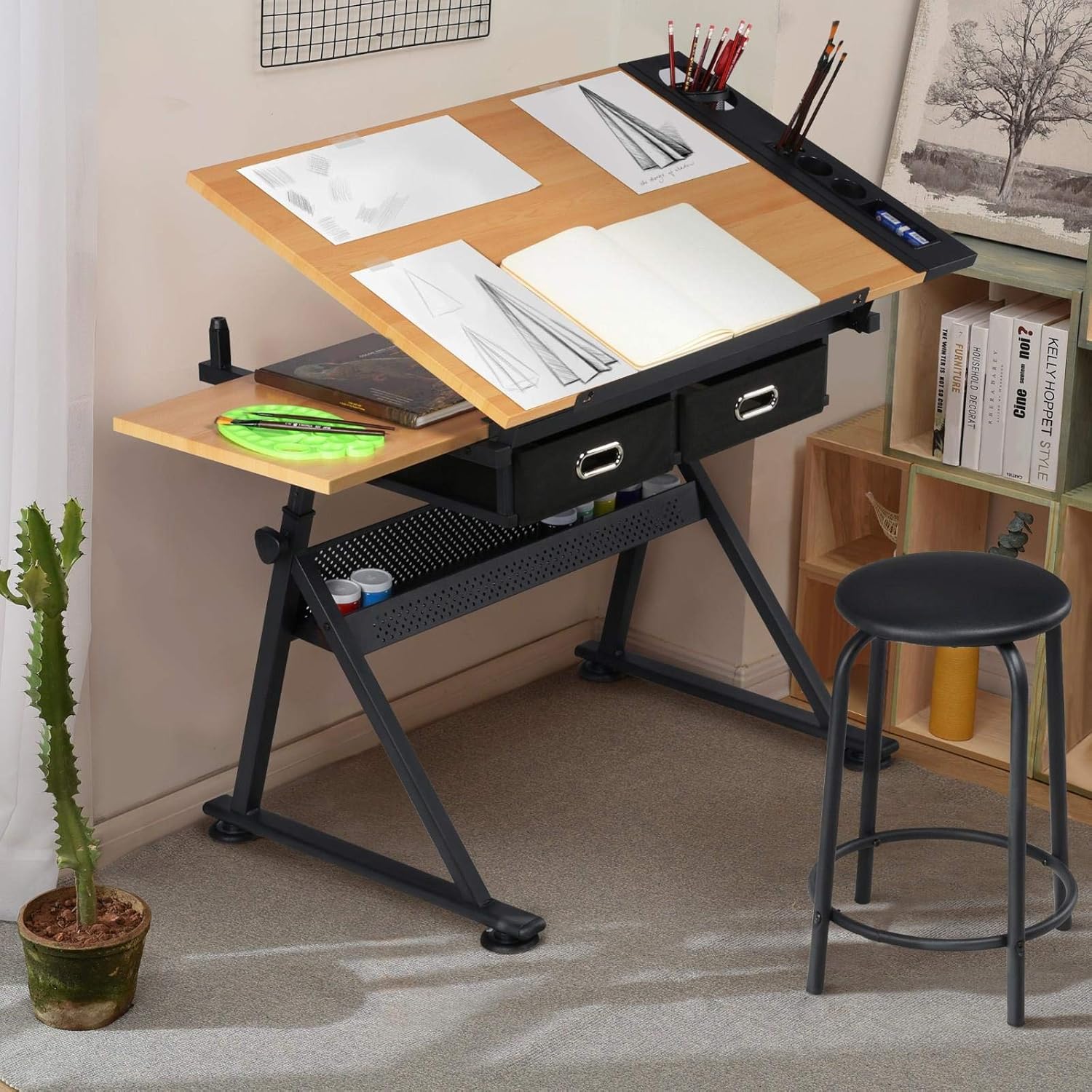 Adjustable Drafting Table Art  - đánh giá và giá Office Furniture