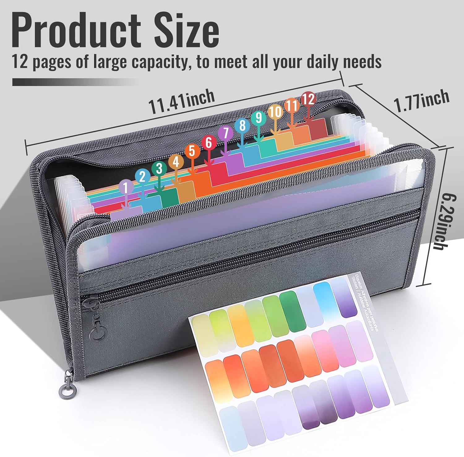 Small Accordion A6 File Organi - đánh giá và giá Expandable Accordion File Folder 13 Pockets
