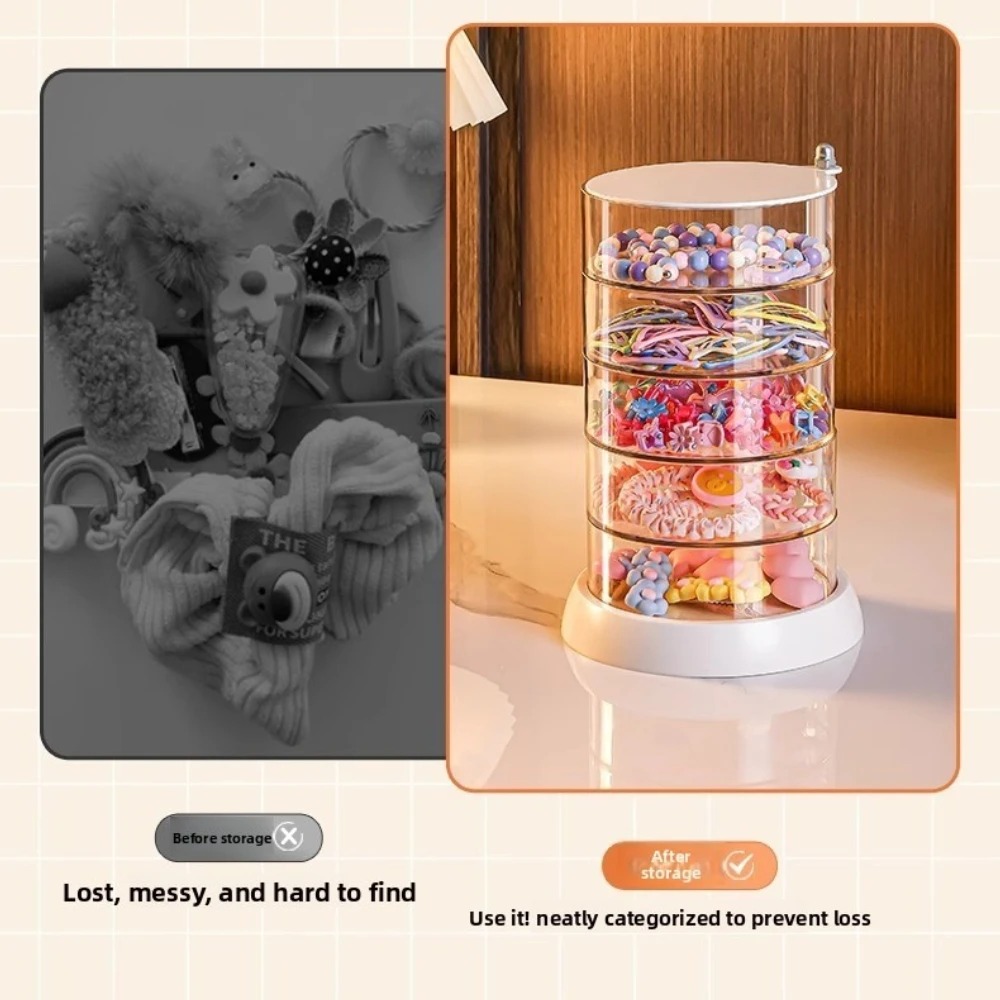 360 Rotating Clear Hair Access - đánh giá và giá Desk Accessories