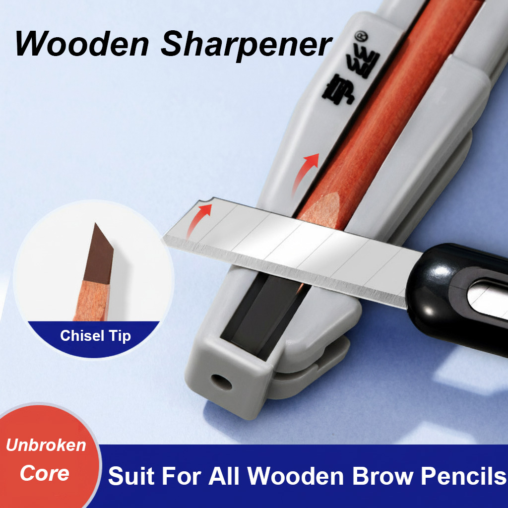 Wooden Eyebrow Pencil Sharpene - đánh giá và giá Stationery