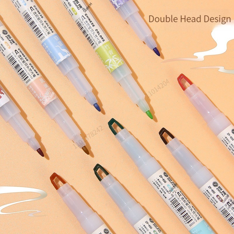 5 Cái/bộ Đôi Đầu Cao Cấp Bút K - đánh giá và giá Pastel Highlighter Set Double Ended