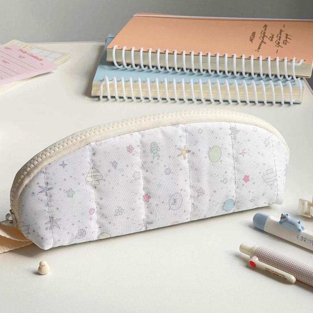 Aesthetic Polka Dot Pencil Cas - đánh giá và giá Aesthetic Large Pencil Case Pouch