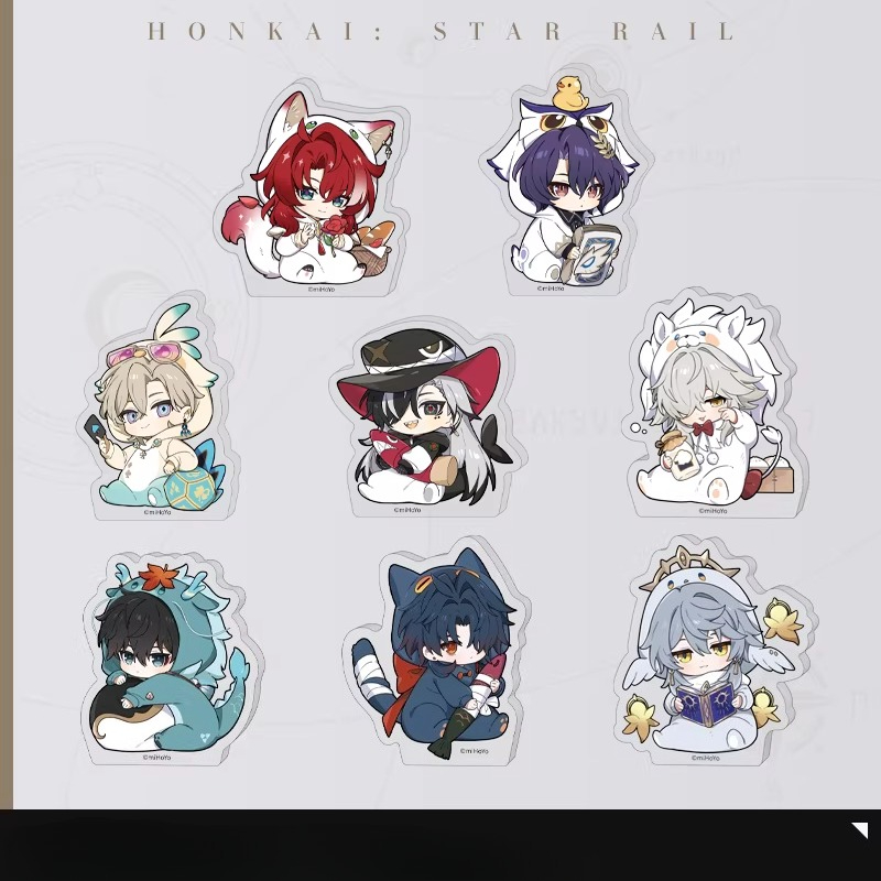 Honkai Star Rail Mini Acrylic  - đánh giá và giá Desk Accessories