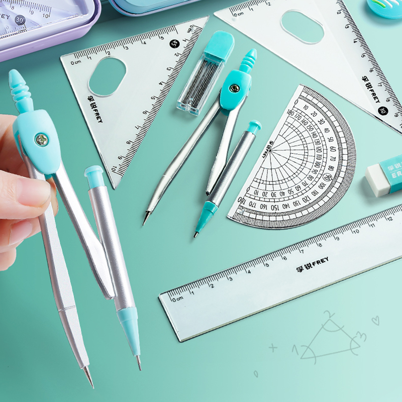 7PCS Stainless Steel Compass S - đánh giá và giá Math Geometry Set With Compass