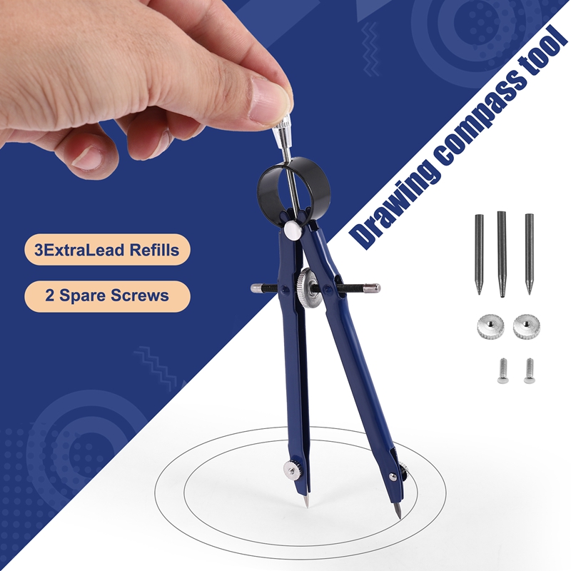 4pack X((Professional Compass, - đánh giá và giá Math Geometry Set With Compass