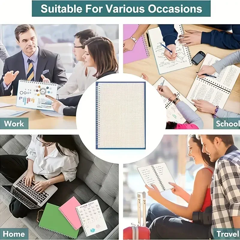 A5 Grid Notepad Spiral Bound S - đánh giá và giá Spiral Bound Grid Notebook A5