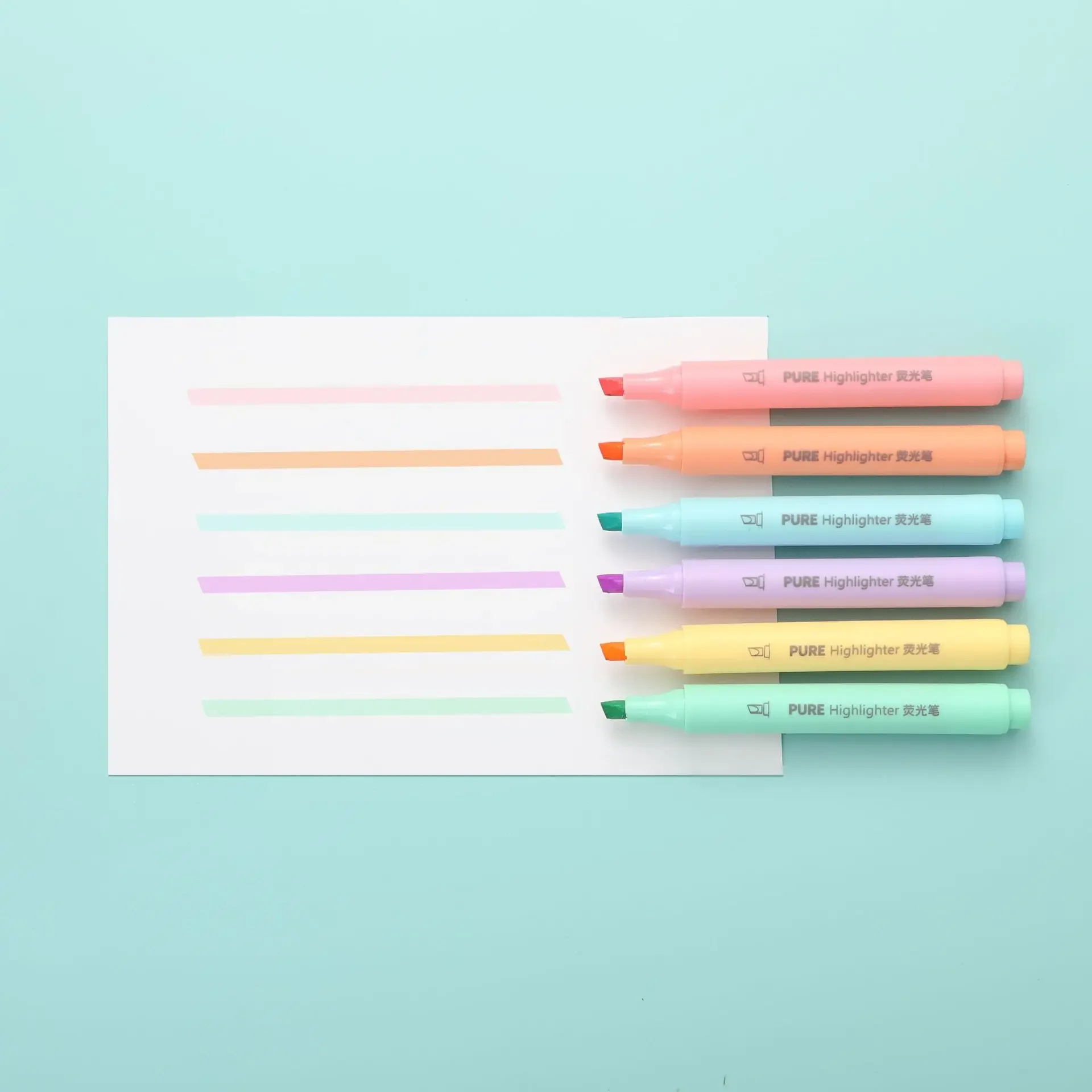 6PCS Pastel Highlighter Pens - - đánh giá và giá Pastel Highlighter Set Double Ended