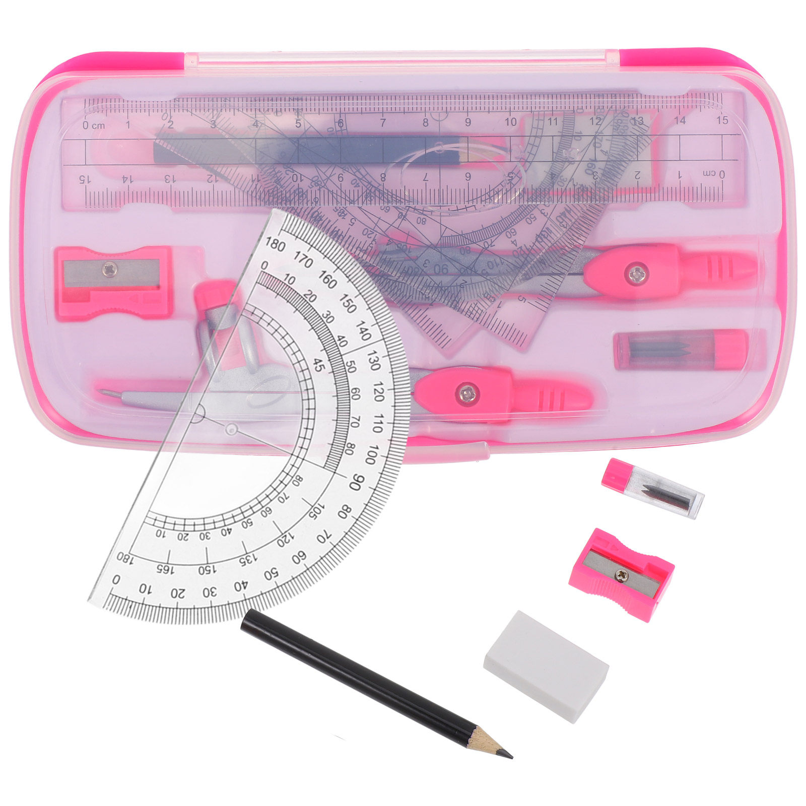 1Set Lightweight Portable Comp - đánh giá và giá Math Geometry Set With Compass