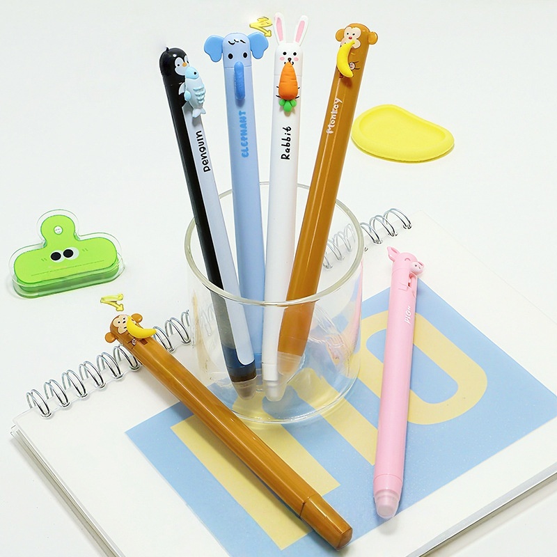 Novelty Animal Topper Erasable - đánh giá và giá Retractable Eraser Pen Click