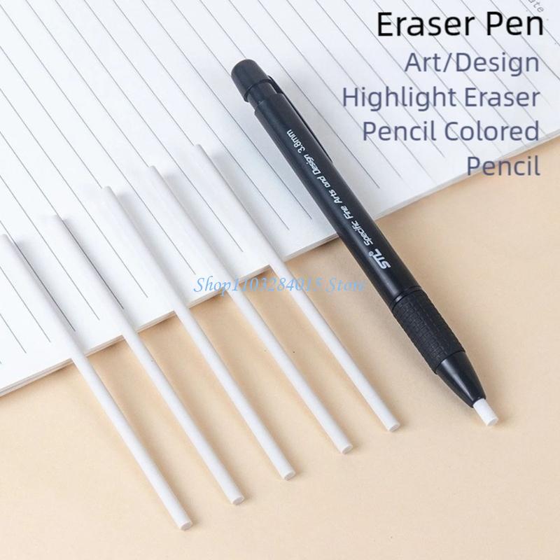 R6FF Bút tẩy có thể thu vào 5  - đánh giá và giá Retractable Eraser Pen Click