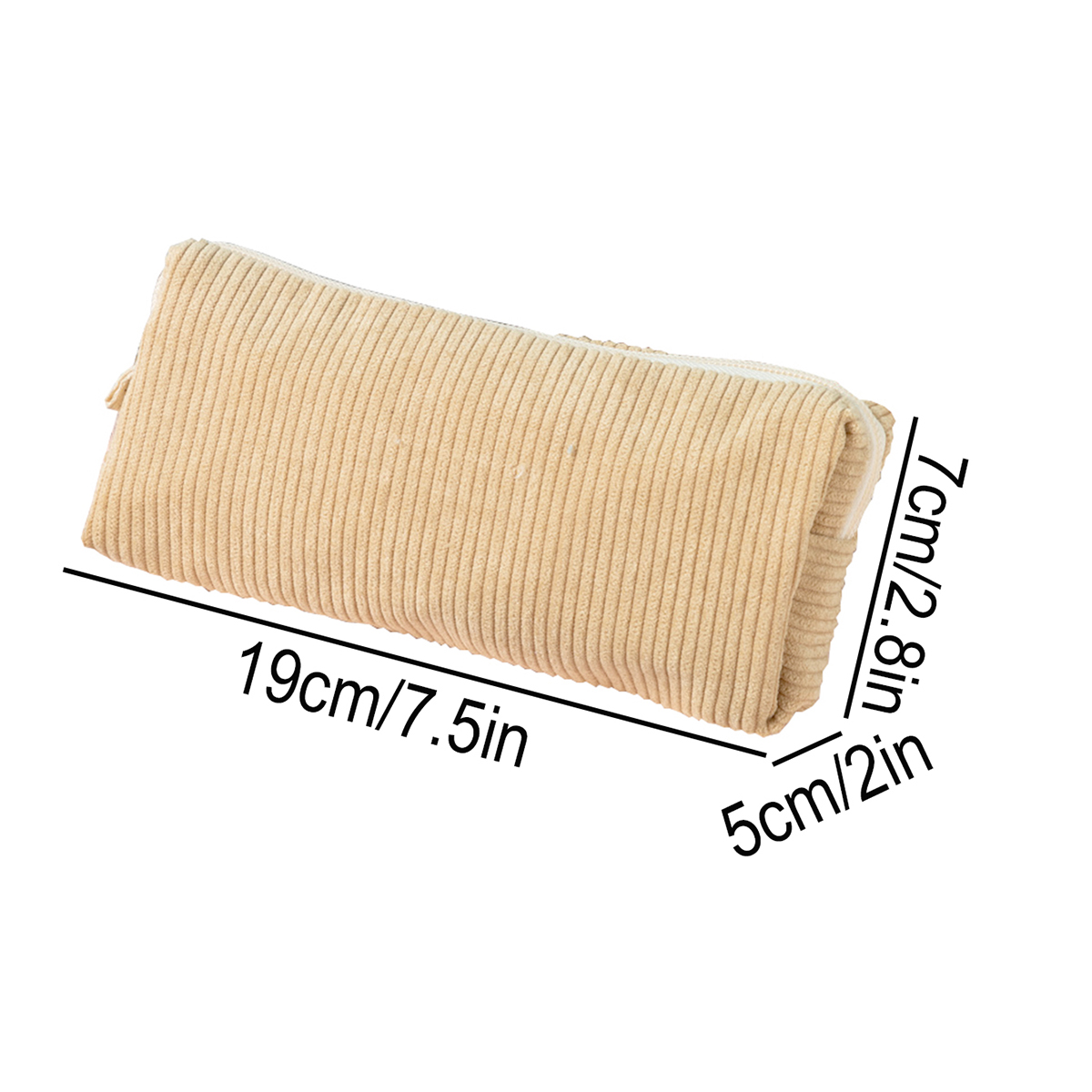 Simple Corduroy Pencil Case, L - đánh giá và giá Aesthetic Large Pencil Case Pouch