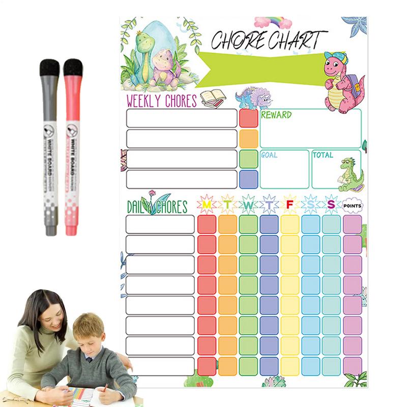 Magnetic Chore Chart Weekly Vi - đánh giá và giá Kids Magnetic Reward Chart Board