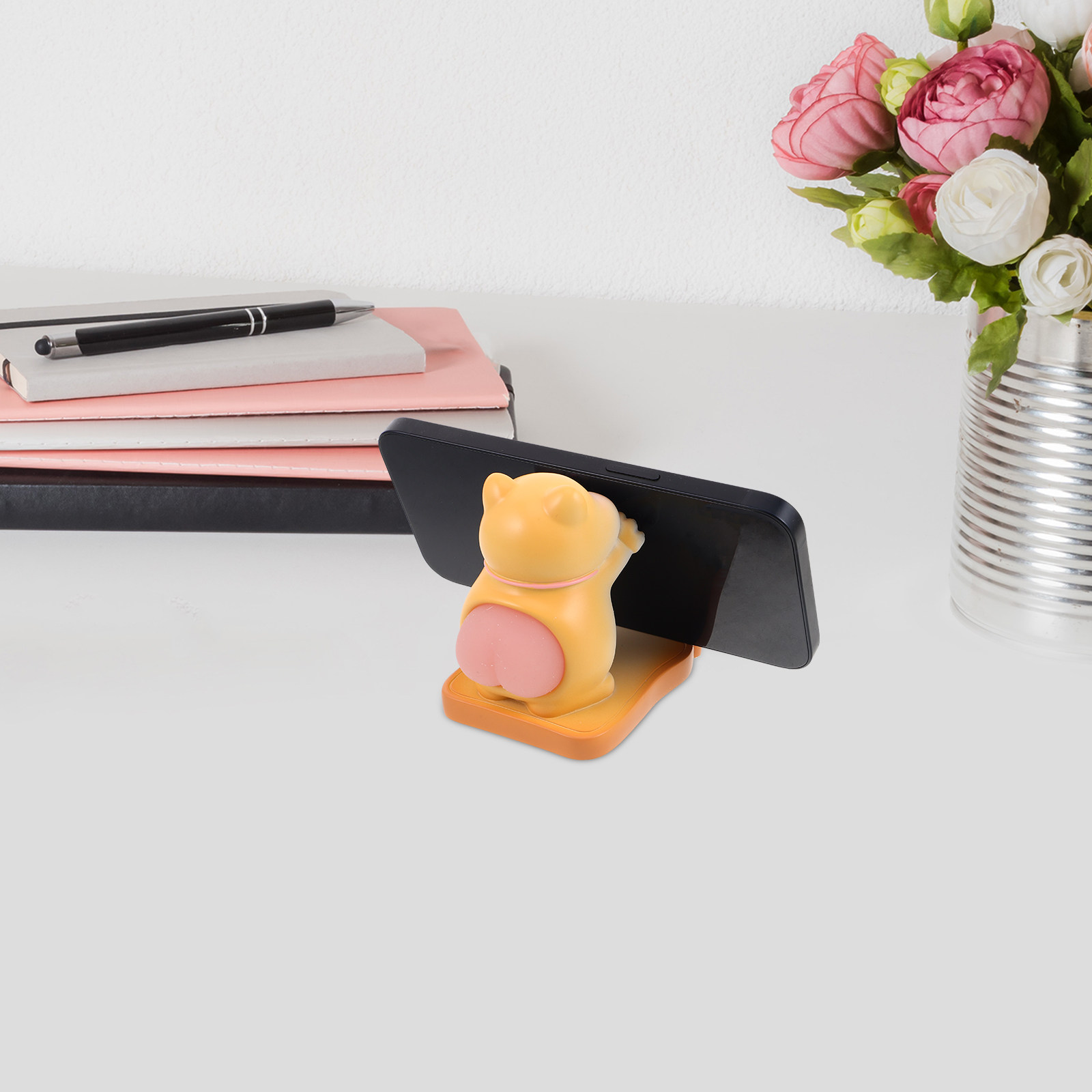 Cute Cat Phone Holder Resin Ca - đánh giá và giá Desk Accessories