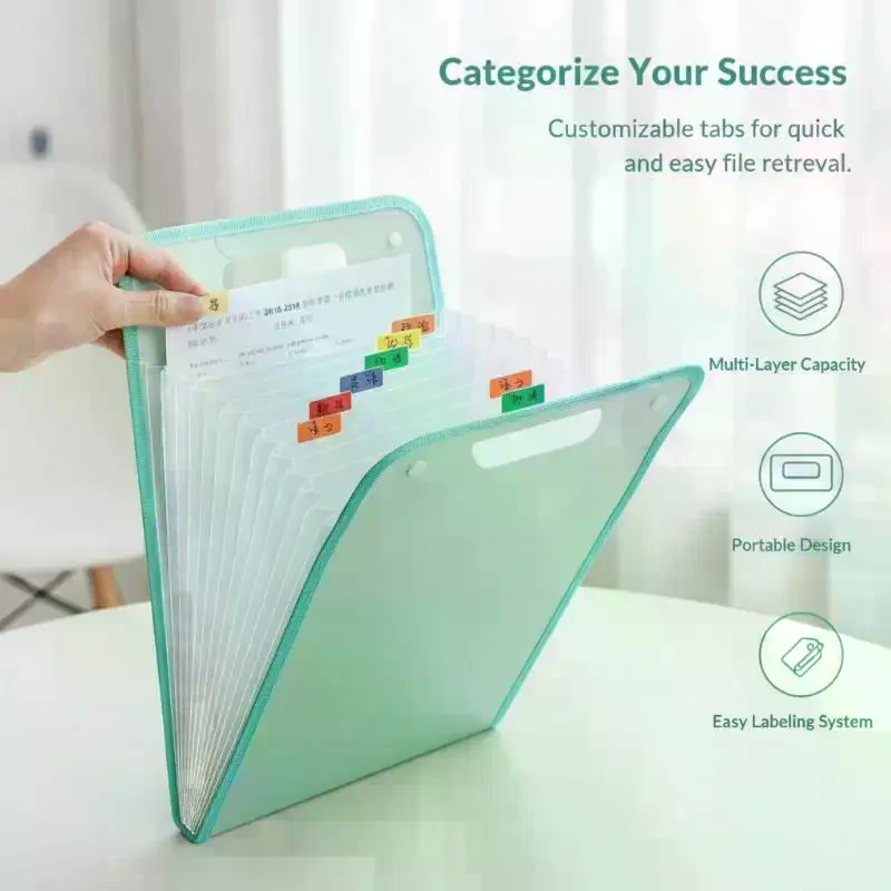 13 Pockets Expanding File Fold - đánh giá và giá Expandable Accordion File Folder 13 Pockets